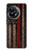 W3804 Fire Fighter Metal Red Line Flag Graphic Hülle Schutzhülle Taschen und Leder Flip für OnePlus 11R