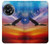 W3841 Bald Eagle Flying Colorful Sky Hülle Schutzhülle Taschen und Leder Flip für OnePlus 11R
