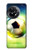 W3844 Glowing Football Soccer Ball Hülle Schutzhülle Taschen und Leder Flip für OnePlus 11R