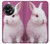 W3870 Cute Baby Bunny Hülle Schutzhülle Taschen und Leder Flip für OnePlus 11R