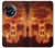 W3881 Fire Skull Hülle Schutzhülle Taschen und Leder Flip für OnePlus 11R