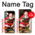 W1417 Santa Claus Merry Xmas Hülle Schutzhülle Taschen und Leder Flip für Samsung Galaxy A34 5G