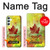W2523 Canada Autumn Maple Leaf Hülle Schutzhülle Taschen und Leder Flip für Samsung Galaxy A34 5G