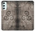 W2892 Triskele Symbol Stone Texture Hülle Schutzhülle Taschen und Leder Flip für Samsung Galaxy A34 5G