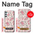 W3095 Vintage Rose Pattern Hülle Schutzhülle Taschen und Leder Flip für Samsung Galaxy A34 5G