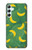 W3286 Banana Fruit Pattern Hülle Schutzhülle Taschen und Leder Flip für Samsung Galaxy A34 5G