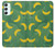 W3286 Banana Fruit Pattern Hülle Schutzhülle Taschen und Leder Flip für Samsung Galaxy A34 5G