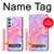 W3444 Digital Art Colorful Liquid Hülle Schutzhülle Taschen und Leder Flip für Samsung Galaxy A34 5G