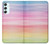 W3507 Colorful Rainbow Pastel Hülle Schutzhülle Taschen und Leder Flip für Samsung Galaxy A34 5G