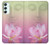 W3511 Lotus flower Buddhism Hülle Schutzhülle Taschen und Leder Flip für Samsung Galaxy A34 5G