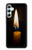 W3530 Buddha Candle Burning Hülle Schutzhülle Taschen und Leder Flip für Samsung Galaxy A34 5G