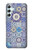 W3537 Moroccan Mosaic Pattern Hülle Schutzhülle Taschen und Leder Flip für Samsung Galaxy A34 5G