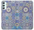 W3537 Moroccan Mosaic Pattern Hülle Schutzhülle Taschen und Leder Flip für Samsung Galaxy A34 5G