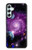 W3689 Galaxy Outer Space Planet Hülle Schutzhülle Taschen und Leder Flip für Samsung Galaxy A34 5G