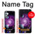 W3689 Galaxy Outer Space Planet Hülle Schutzhülle Taschen und Leder Flip für Samsung Galaxy A34 5G