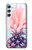 W3711 Pink Pineapple Hülle Schutzhülle Taschen und Leder Flip für Samsung Galaxy A34 5G