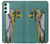 W3741 Tarot Card The Hermit Hülle Schutzhülle Taschen und Leder Flip für Samsung Galaxy A34 5G