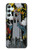 W3745 Tarot Card The Tower Hülle Schutzhülle Taschen und Leder Flip für Samsung Galaxy A34 5G