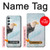 W3843 Bald Eagle On Ice Hülle Schutzhülle Taschen und Leder Flip für Samsung Galaxy A34 5G