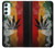 W3890 Reggae Rasta Flag Smoke Hülle Schutzhülle Taschen und Leder Flip für Samsung Galaxy A34 5G