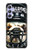 W0098 Bulldog American Football Hülle Schutzhülle Taschen und Leder Flip für Samsung Galaxy A54 5G