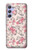 W3095 Vintage Rose Pattern Hülle Schutzhülle Taschen und Leder Flip für Samsung Galaxy A54 5G