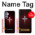 W3160 Christian Cross Hülle Schutzhülle Taschen und Leder Flip für Samsung Galaxy A54 5G