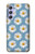 W3454 Floral Daisy Hülle Schutzhülle Taschen und Leder Flip für Samsung Galaxy A54 5G