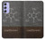 W3475 Caffeine Molecular Hülle Schutzhülle Taschen und Leder Flip für Samsung Galaxy A54 5G