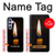W3530 Buddha Candle Burning Hülle Schutzhülle Taschen und Leder Flip für Samsung Galaxy A54 5G