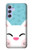 W3542 Cute Cat Cartoon Hülle Schutzhülle Taschen und Leder Flip für Samsung Galaxy A54 5G