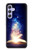 W3554 Magic Spell Book Hülle Schutzhülle Taschen und Leder Flip für Samsung Galaxy A54 5G