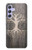 W3591 Viking Tree of Life Symbol Hülle Schutzhülle Taschen und Leder Flip für Samsung Galaxy A54 5G