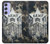 W3666 Army Camo Camouflage Hülle Schutzhülle Taschen und Leder Flip für Samsung Galaxy A54 5G