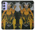 W3740 Tarot Card The Devil Hülle Schutzhülle Taschen und Leder Flip für Samsung Galaxy A54 5G