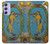 W3746 Tarot Card The World Hülle Schutzhülle Taschen und Leder Flip für Samsung Galaxy A54 5G