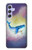 W3802 Dream Whale Pastel Fantasy Hülle Schutzhülle Taschen und Leder Flip für Samsung Galaxy A54 5G