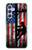 W3803 Electrician Lineman American Flag Hülle Schutzhülle Taschen und Leder Flip für Samsung Galaxy A54 5G