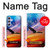W3841 Bald Eagle Flying Colorful Sky Hülle Schutzhülle Taschen und Leder Flip für Samsung Galaxy A54 5G