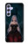 W3847 Lilith Devil Bride Gothic Girl Skull Grim Reaper Hülle Schutzhülle Taschen und Leder Flip für Samsung Galaxy A54 5G