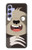 W3855 Sloth Face Cartoon Hülle Schutzhülle Taschen und Leder Flip für Samsung Galaxy A54 5G