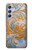 W3875 Canvas Vintage Rugs Hülle Schutzhülle Taschen und Leder Flip für Samsung Galaxy A54 5G