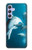 W3878 Dolphin Hülle Schutzhülle Taschen und Leder Flip für Samsung Galaxy A54 5G