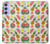 W3883 Fruit Pattern Hülle Schutzhülle Taschen und Leder Flip für Samsung Galaxy A54 5G