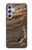 W3886 Gray Marble Rock Hülle Schutzhülle Taschen und Leder Flip für Samsung Galaxy A54 5G