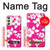 W2246 Hawaiian Hibiscus Pink Pattern Hülle Schutzhülle Taschen und Leder Flip für Samsung Galaxy A24 4G