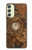 W3401 Clock Gear Steampunk Hülle Schutzhülle Taschen und Leder Flip für Samsung Galaxy A24 4G