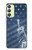 W3450 US Flag Liberty Statue Hülle Schutzhülle Taschen und Leder Flip für Samsung Galaxy A24 4G