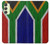 W3464 South Africa Flag Hülle Schutzhülle Taschen und Leder Flip für Samsung Galaxy A24 4G