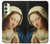 W3476 Virgin Mary Prayer Hülle Schutzhülle Taschen und Leder Flip für Samsung Galaxy A24 4G